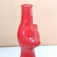 Happy Cat Moselland Red Cat-Shaped Empty Wine Bottle Cork 2024 Rheinhessen
