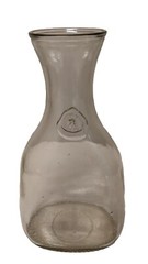 Embossed Paul Masson Since 1855 Glass Wine Carafe Bottle Water Juice Milk 11&Prime; H