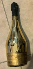 Sealed Empty Ace of Spades Armand de Brignac Champagne 750ml Bottle Display Gold