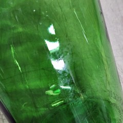Vintage Christian Brothers Green Liquor Wine Bottle One Half Gallon