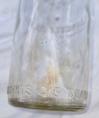 Vintage Garrett & Co Virginia Dare Wine Bottle New York Embossed  4/5 Quart