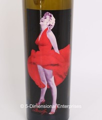 Marilyn Monroe – 2004 RED DRESS Napa Valley Red Wine MAGNUM Empty Bottle 2010