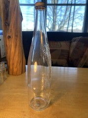 Vintage Garrett & Co. Inc Wine Bottle. Embossed W/cap. 4/5 Quart