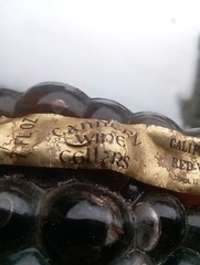 Vintage Grape Shaped Wine Bottle The Cannery Vineyards San Francisco California