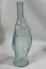 Pescevino Italy Fish Shaped Wine Empty Bottle 13&Prime; Italian Nautical Coastal Decor