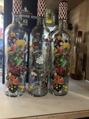 EMPTY DECORATIVE WINE BOTTLES WOLFFER ESTATES SUMMER IN A BOTTLE LOT OF 2