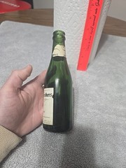 Vintage 1950s Christian Brothers Champagne Brut Green Glass Bottle! Rare To Find