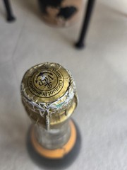 1972 RARE DISPLAY LARGE Veuve Clicquot Champagne Empty 20” SEALED Anniversary