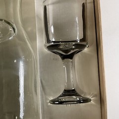 Vintage 1970&rsquo;s Paul Masson Rose&rsquo; Glass Set in Box