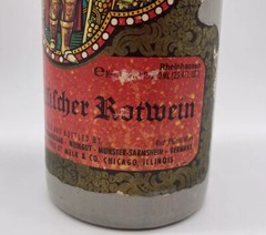 1978 Melkmeister Rheinhellilcher Rotwein German Wine Bottle Vintage Germany