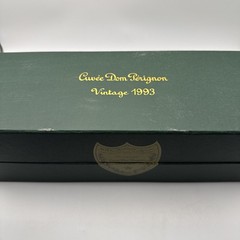 Dom Perignon Vintage 1993 Empty Champagne Bottle w/ Original Presentation Box Co