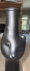2012 Moselland Rheinhessen Riesling Black Cat Bottle Empty 500ml Collectible