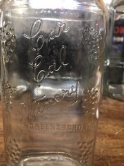 VINTAGE CAR CAL WINERY BOTTLE PINT GREENSBORO NC WINE WHISKEY LIQUOR