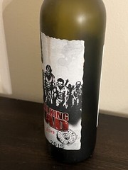 The Walking Dead Blood Red Blend Wine Bottle Empty 750ml Exclusive 2015 AMC