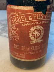 1934 Sichel & Fils Freres Red Sparkling Burgundy Rouge Burgundy Wine France