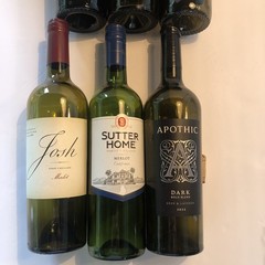 Lot of 6 Empty Wine Bottles 750ml Colored Glass w/ Corks – Decorative / Craft