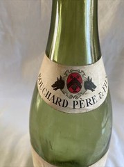 1959 Bouchard Pere & Fils Empty Burgundy Wine Bottle 1 Pint 8 fl oz (WB7)