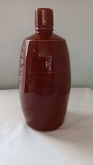 Vintage Stoneware Wine Bottles Newberry Wine And Lancers Wine Red Brown Wine Art