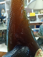 Vintage Civin Snake Wine Bottle