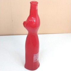 Happy Cat Moselland Red Cat-Shaped Empty Wine Bottle Cork 2024 Rheinhessen