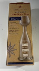 New American Vintage Over-sized Wine Glass Bottle