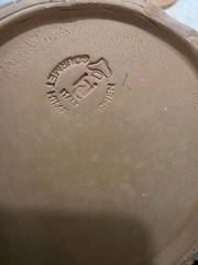 Vintage terracotta « Vino Fresco » wine cooler with coaster Italian by Himark