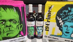 Glows Dark 3 Universal Monster Empty Bottles Frankenstein Bride Mummy 19 Crimes