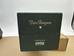 Vintage 1988 Cuvee&rsquo; Moët Dom Perignon Champagne Empty Box Uncut Sticker