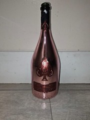 ACE OF SPADES ROSE (ARMAND DE BRIGNAC) 750ML EMPTY CHAMPAGNE BOTTLE No BOX
