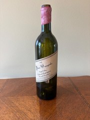 1990 DUNN VINEYARDS NAPA VALLEY CABERNET SAUVIGNON WINE BOTTLE EMPTY HOWELL MTN