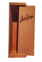 Wood Wine Bottle Box Joseph George 5&Prime; x 16&Prime; Slide open