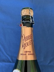 Empty 750 ml Bottle 1996 Perrier-Jouet Champagne Hand Painted Flowers