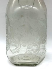 Vintage 1989 Paul Masson Norman Kosarin Wine Decanter Carafe Etched Glass