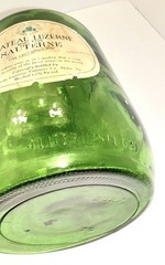 Vintage Chateau Luzerne 4 Liter Large Green Glass Wine Jug Bottle 13” Decor