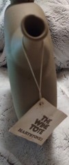 Vintage Rare Hartstone Signed Bisque Ceramic Wine Tote Decanter Wine Chiller 🍷