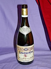 A. Rousseau CHAMBERTIN 2007 Burgundy Grand Cru Empty Wine Bottle no cork