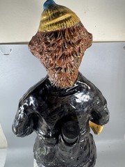 Vintage 1979 Angelo Bardi Italian Ceramic Clown Wine Bottle Decanter RARE 16”
