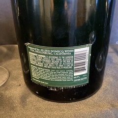 1.5L 1995 Perrier Jouet Brut Fleur de Champagne Empty Bottle W/ 4 Glasses