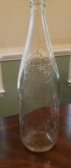 Vintage Garrett & Co. Virginia Dare Clear Glass Wine Bottle, 14.5&Prime;, 1/2 Gallon