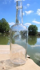 RARE ORIGINAL “ SAM BAUMGARTEN  » WHOLESALE LIQUOR & CO BOTTLE » MEMPHIS TENN « 