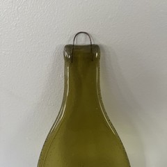 Cuvée Don Perignon 1978 Heat Flattened Green Bottle Tray Trivet Wall Art