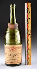 Empty Bottle Jean Lambertin 1949 Red « Beaujolais » Wine Bottle (#1)