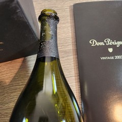 Dom Perignon 2003 Vintage EMPTY Bottle 750ml with Gift Box & 2 Original Booklets