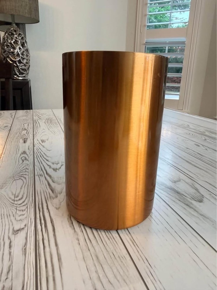 Villa & Marx Copper Wine Cooler Champagne Bucket Modern Barware