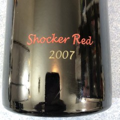 2007 WSU Wichita State University Shocker Red Display Wine Bottle Huge 19.5&Prime;x6&Prime;