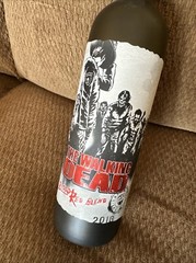 “The Walking Dead” Blood Red Blend Empty Wine Bottle 750ml 2016