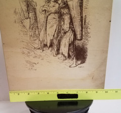 Santini Vint d&rsquo; Italia Soave Gift Wooden Box EMPTY Display Piece Rope Handle