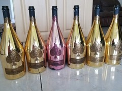5 Ace Of Spades Brut Champagne 1.5L MAGNUM Gold Bottle (just 5 bottle GOLD)