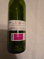 Vega Sicilia Valbuena 5° 2020. Empty Wine Bottle