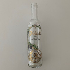 Dolce 2007 Napa Valley Late Harvest Wine 375ML half bottle Empty Bottle